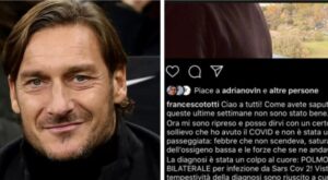 Francesco Totti: “Il Covid non è una passeggiata”