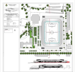 Casertana, presentato il nuovo progetto dello stadio