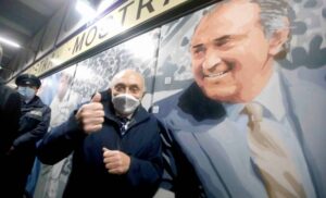 Cumana Mostra-Maradona: inaugurato il murales con i tre presidenti storici