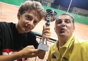 Somma Vesuviana in festa, il giovane Tommaso Auricchio vince il Torneo Italiano di Tennis Under 12 a Barletta