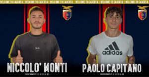 SERIE D – La Casertana ingaggia Niccolò Monti e Paolo Capitano